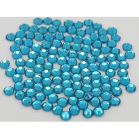 Hot fix - nažehlovací krystaly SS30 (6,4 - 6,6mm) - barva Aqua Marine 20g
