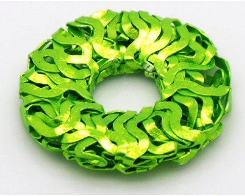 Drátěný kruh - barva olivově zelená1ks