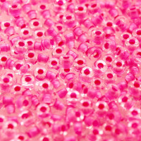 Rokail MATUBO beads 8/0 (00030/44570) - Crytal neon růžový 10g