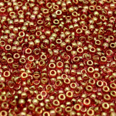 Rokail MATUBO beads 8/0 (00030/14495) - Crystal červený 10g