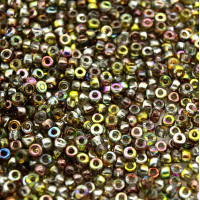 Rokail MATUBO beads 8/0 (00030/95400) - Magic zeleno-žluto-hnědý 10g