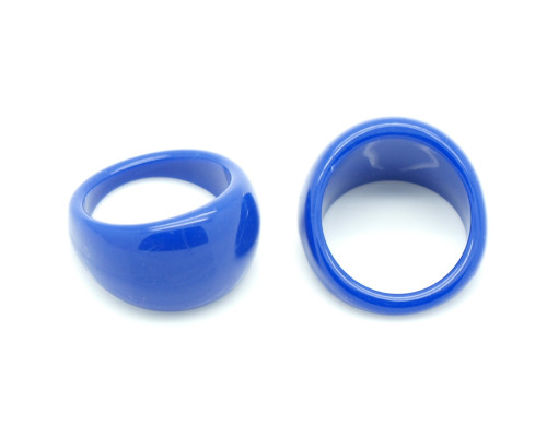 Základ na prsten pro nail art tmavě modrý - 18mm