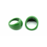 Základ na prsten pro nail art tmavě zelený - 17mm