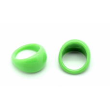 Základ na prsten pro nail art světle zelený - 16mm