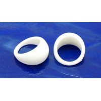 Základ na prsten pro nail art bílý - 16mm