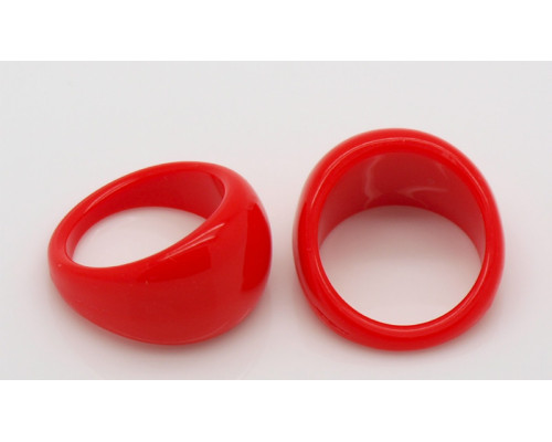 Základ na prsten pro nail art červený - 18mm