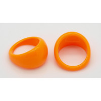 Základ na prsten pro nail art oranžový - 17mm