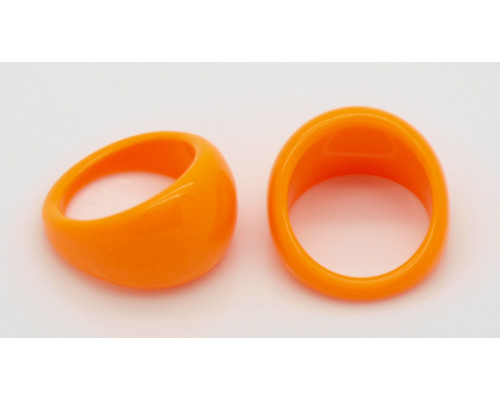 Základ na prsten pro nail art oranžový - 18mm