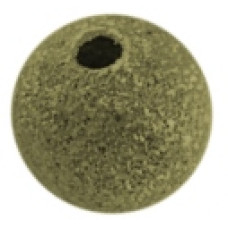 Mosazný korálek stardust 8mm - antik bronz 1ks
