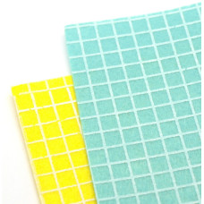 Filcové podložky se čtverečky 30x30cm, 1mm - mix barev, č.4, 2kusy