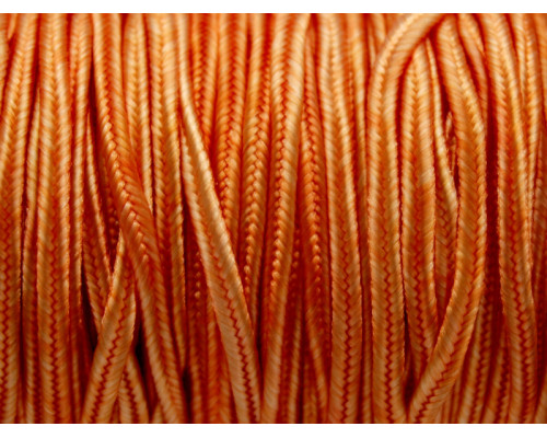 Sutaška šíře 3 mm, nylon - barva meruňkově oranžová 1m