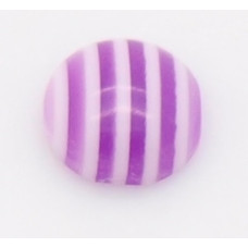 Cabochon pryskyřičný Candy 8mm - transparentnífialová 2kusy