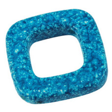 Akrylové korálky kosočtverec - modrý granit 4 ks