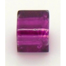 Praskané perly, kostka - 6mm, barva fialová mix, 10ks