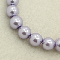 Voskové perličky 4 mm - barva levandulově fialová 10ks 