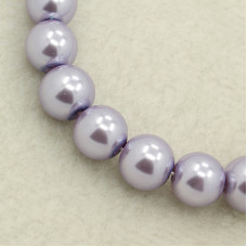 Voskové perličky 6 mm - barva levandulově fialová 10ks 