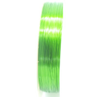 Měděný drát 0,3mm metráž - barva zelená 1m