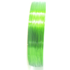 Měděný drát 0,3mm metráž - barva zelená 1m