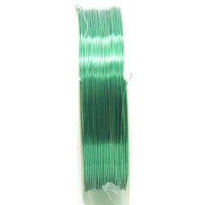 Měděný drát 0,4mm metráž - barva zelená 1m