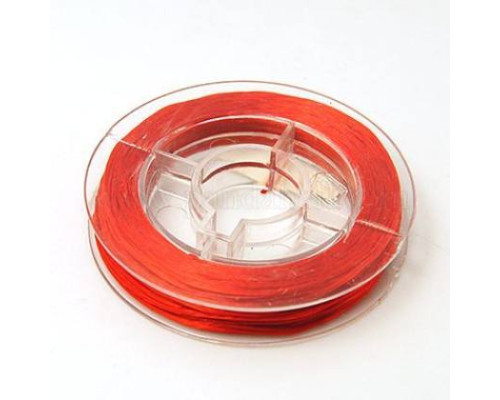 Elastická lycra - červená, cívka 10m/0,8mm