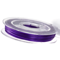 Elastická lycra - tmavě fialová, cívka 10m/0,8mm