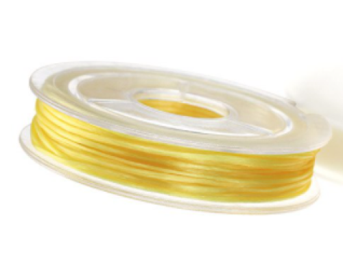 Elastická lycra - zlatožlutá, cívka 10m/0,8mm