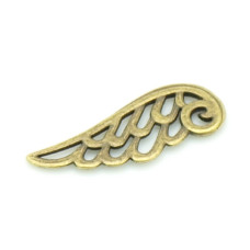 Kovodíl - přívěsek křídla - barva antik bronz 1ks