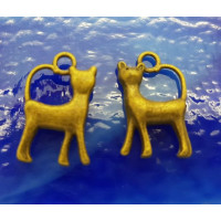 Kovodíl - přívěsek, barva antik bronz 1ks - kočka č.30