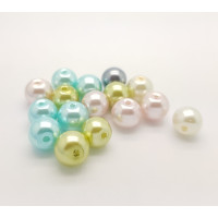 Voskové perličky 8 mm - mix barev č.5 - 10ks 